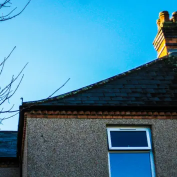 Outside view of a Victorian house